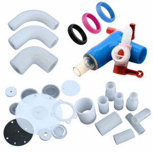 A variety of high-quality silicone mouldings from Silclear, including bends, o-rings, jar tees, taps, reducers and connectors, diaphragms.